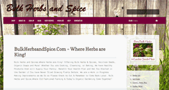 Desktop Screenshot of bulkherbsandspice.com